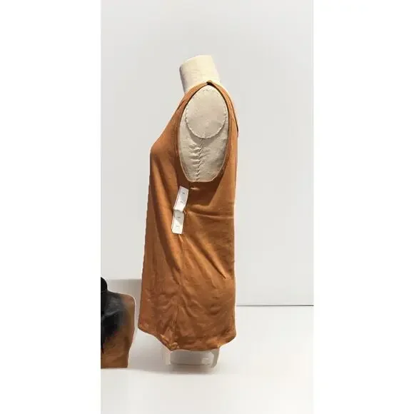 A New Day Women's Brown Casual Tank Top Size Xxl New With Tags, Fall, Winter - Picture 2 of 8
